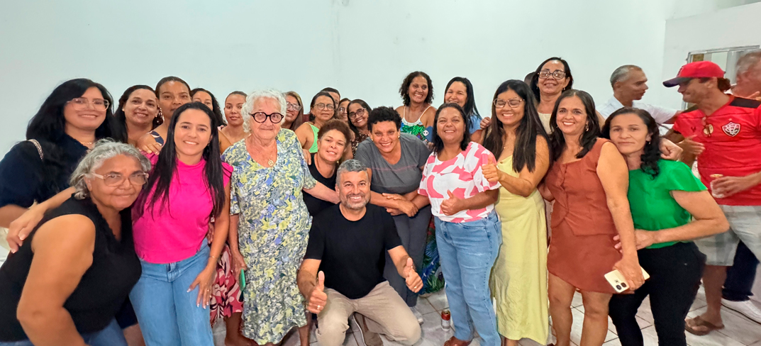 ELMO VAZ É RECEBIDO COM ENTUSIASMO EM BARRA DO MENDES E FORTALECE DIÁLOGO POLÍTICO