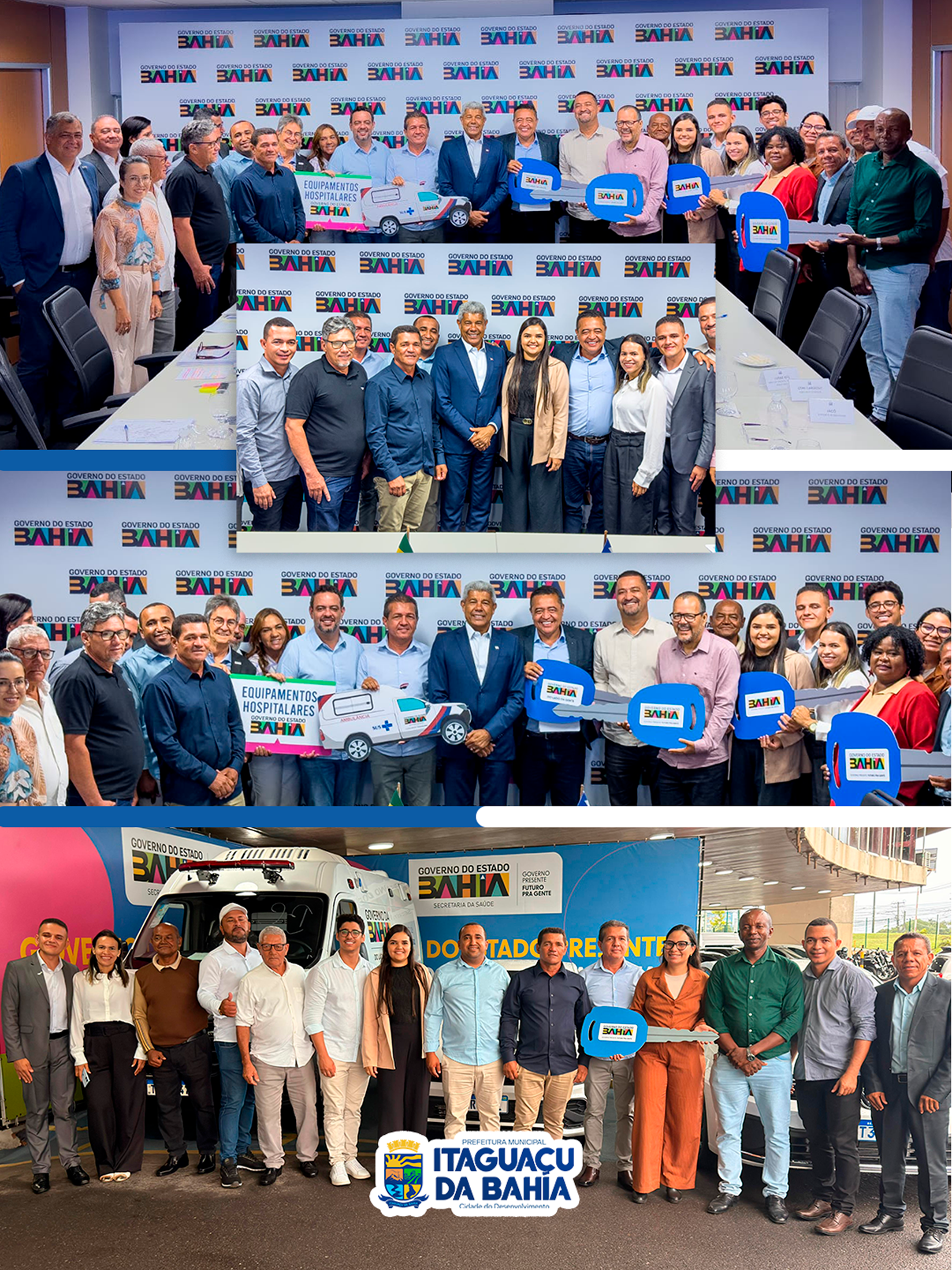 ITAGUAÇU DA BAHIA GARANTE NOVOS INVESTIMENTOS COM JERÔNIMO RODRIGUES