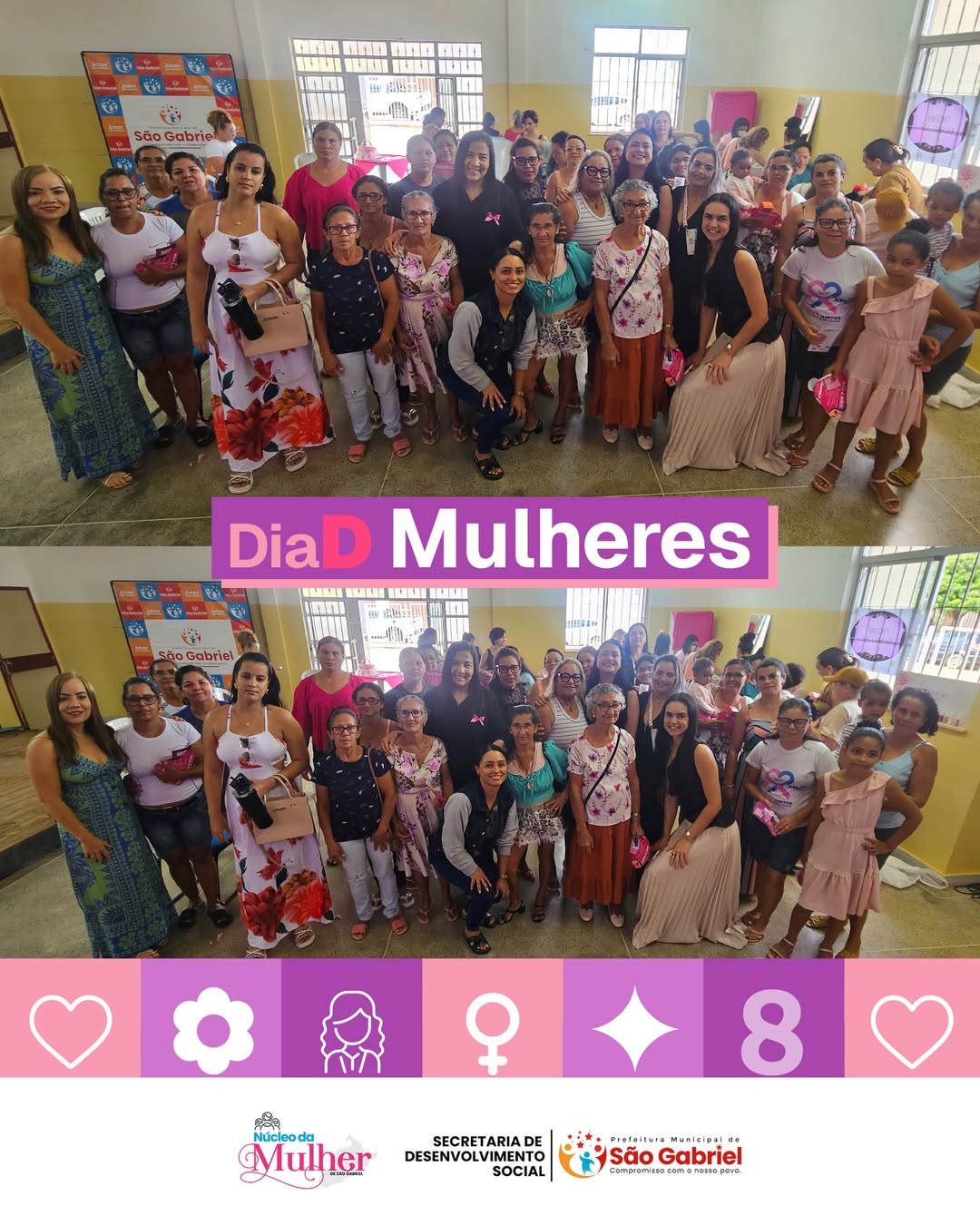 São Gabriel segue avançando e valorizando suas mulheres. Por meio da Secretaria de Desenvolvimento Social e do Núcleo da Mulher, foi realizado nesta semana um importante momento de reconhecimento e valorização no Fórum Municipal.