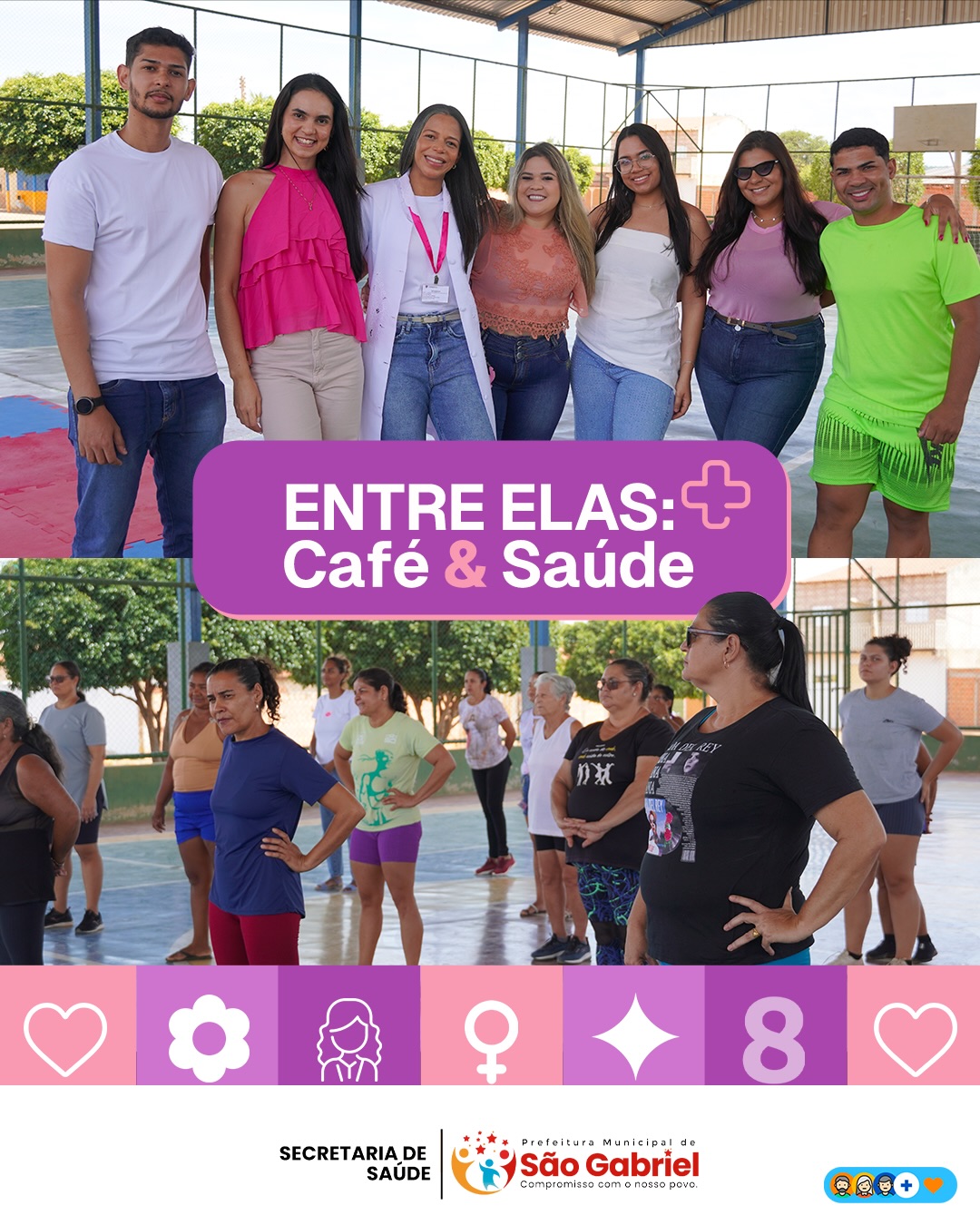 Um momento lindo, leve e cheio de cuidado marcou o Dia D Café e Saúde em São Gabriel.