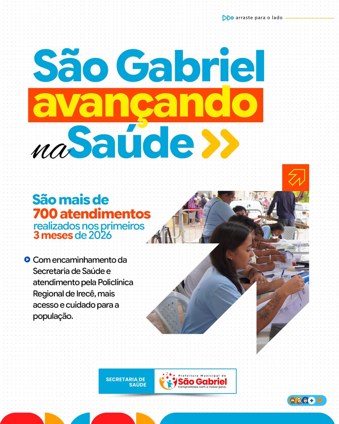 São Gabriel segue avançando cada dia mais na saúde, garantindo acesso e cuidado para a nossa população. 🏥
