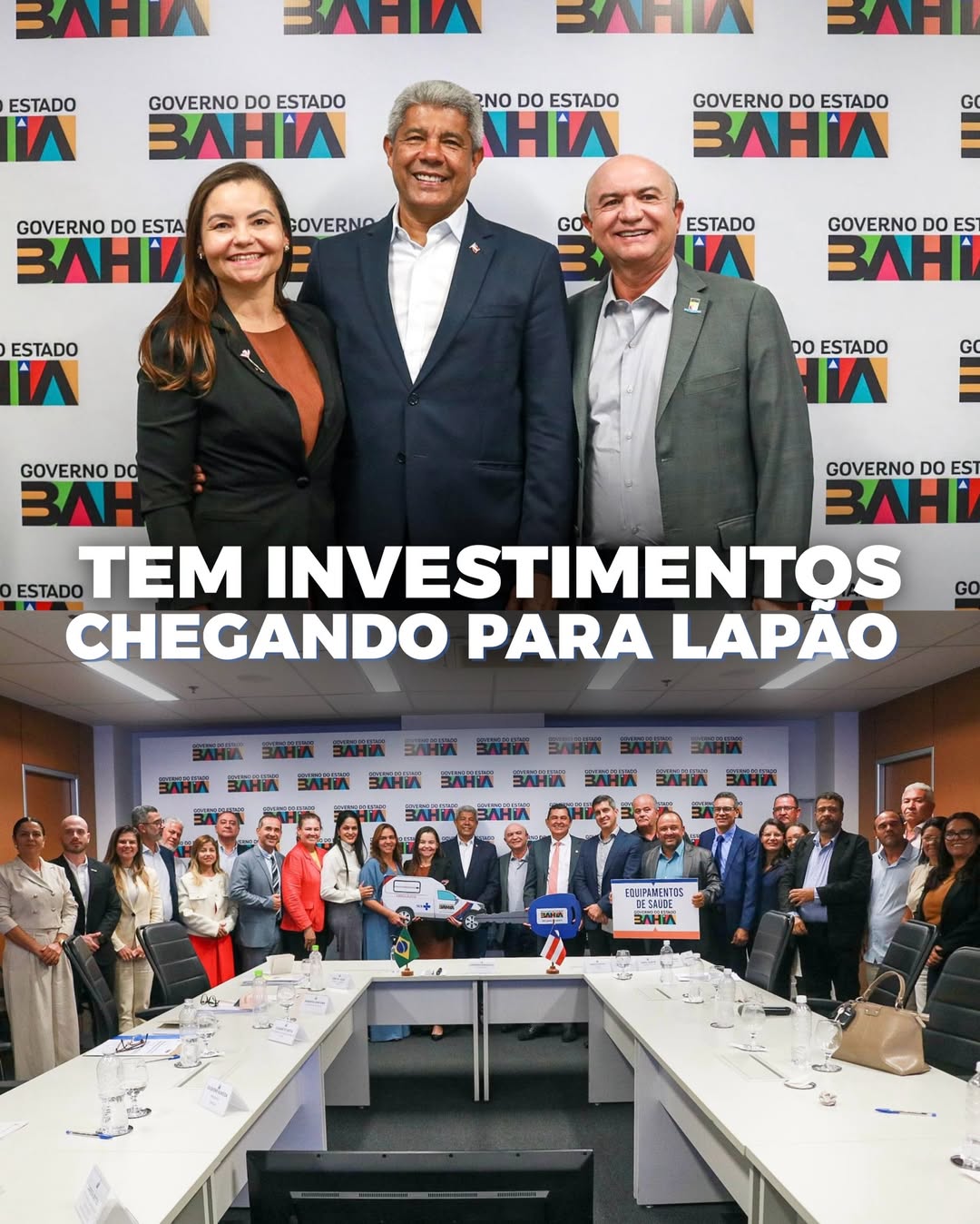 GOVERNO DA BAHIA ANUNCIA INVESTIMENTOS PARA FORTALECER A SAÚDE EM LAPÃO