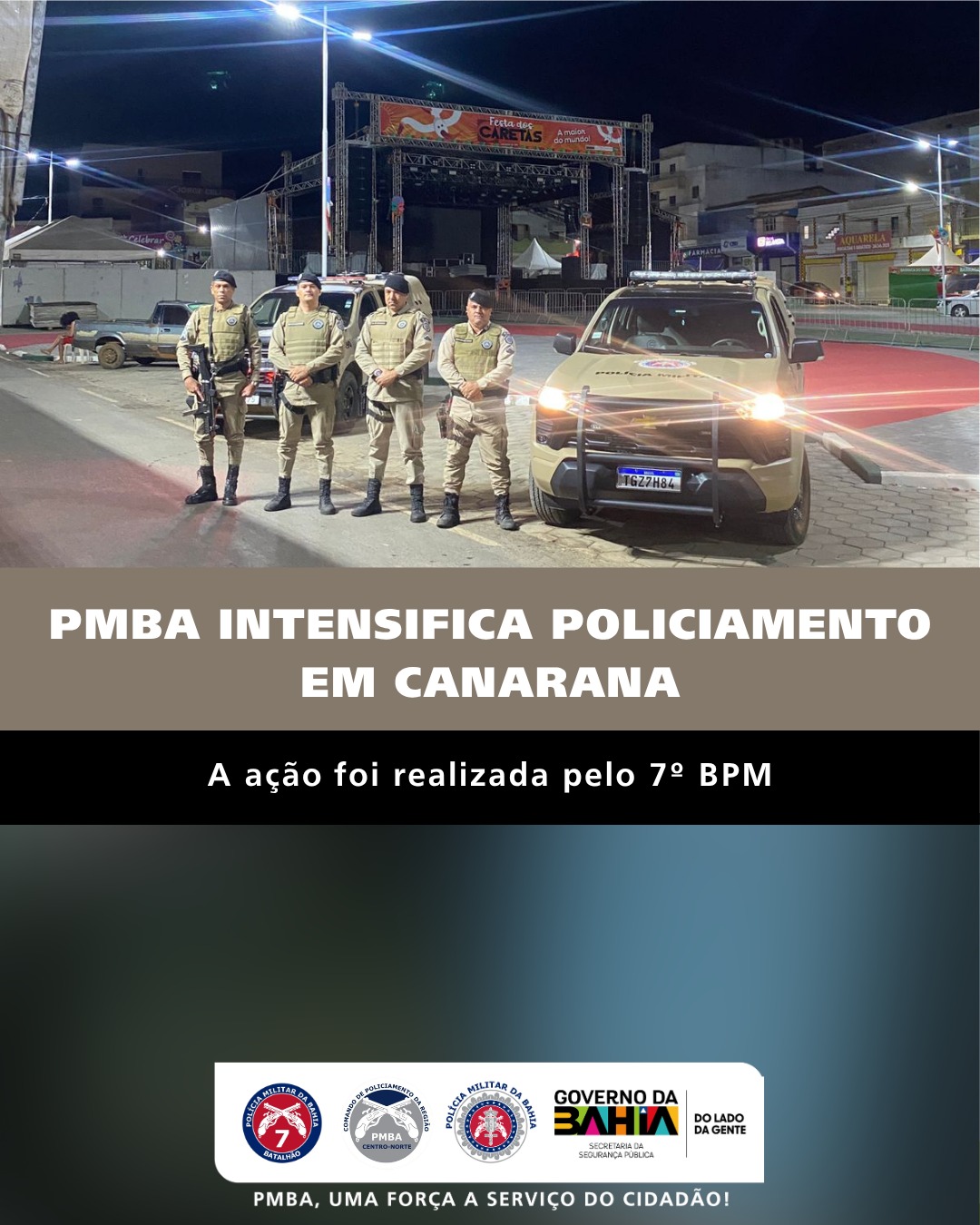 PMBA intensifica policiamento em Canarana