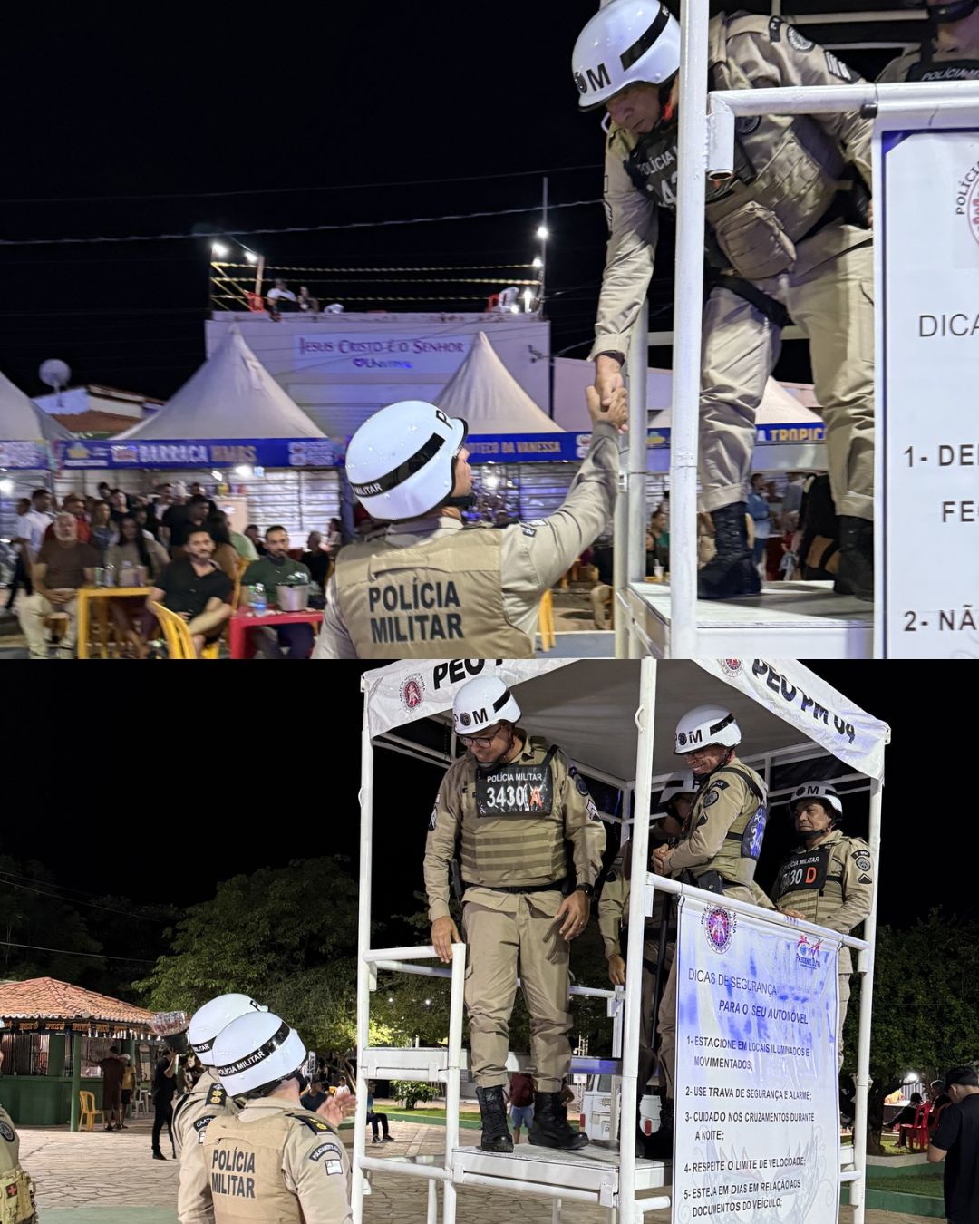 COMANDO DO CPR-CENTRO NORTE PRESTIGIA ABERTURA DA FESTA DA RAINHA DA PINHA EM PRESIDENTE DUTRA