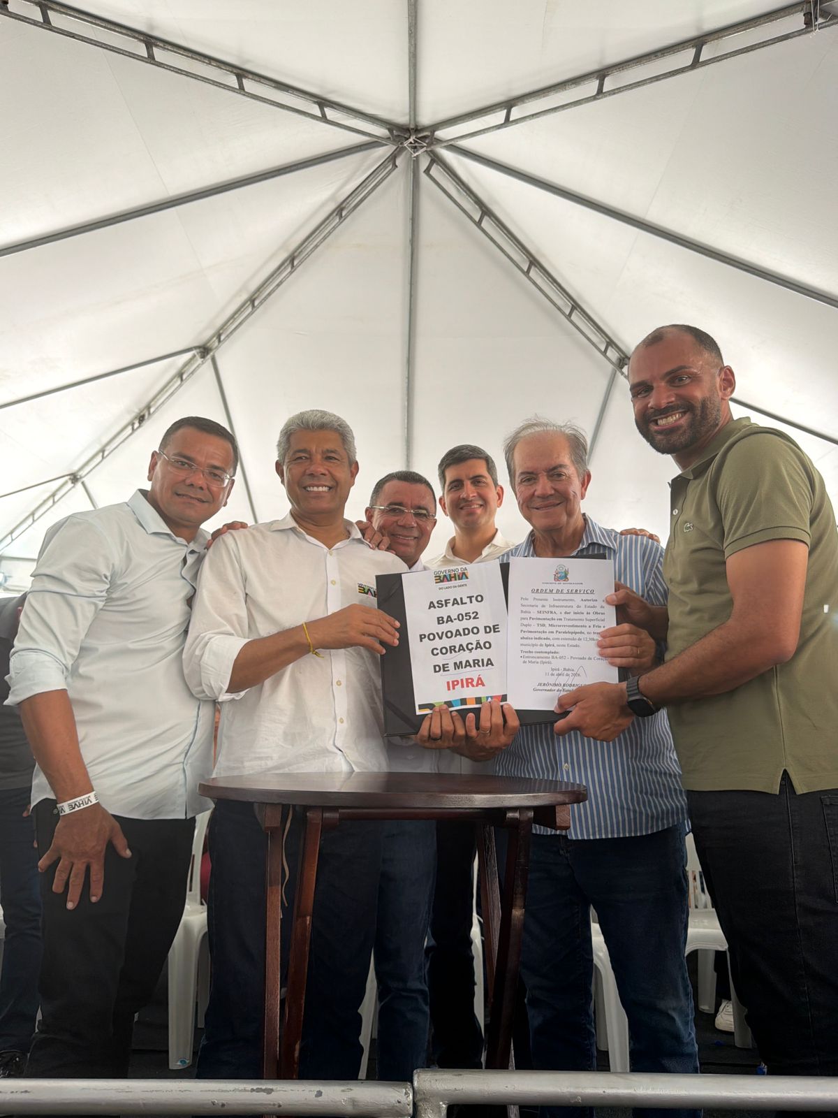 Deputado Eduardo Alencar participa de agenda de entregas e anúncios de investimentos em Ipirá ao lado de lideranças estaduais e municipais