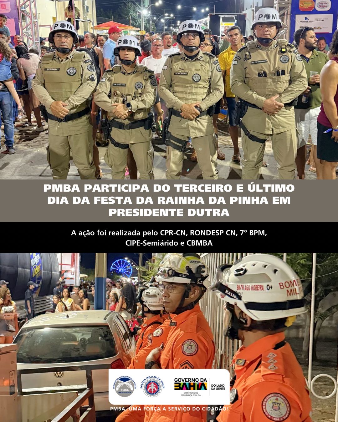 CPR-Centro Norte participa do terceiro e último dia da Festa da Rainha da Pinha em Presidente Dutra