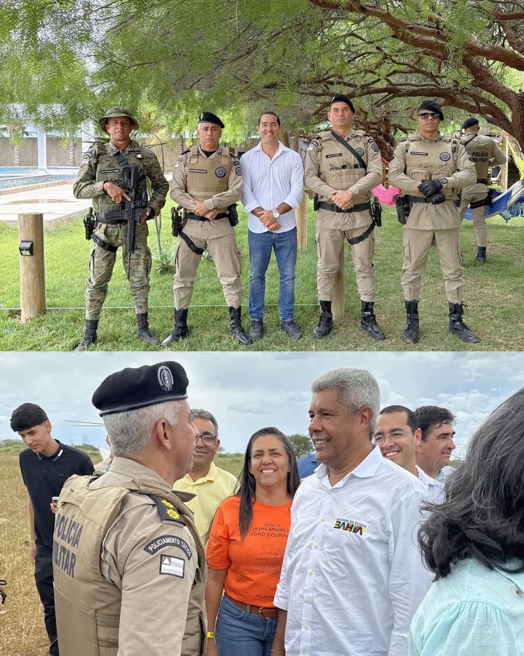 PMBA / CPR-Centro Norte recepciona o Governador em João Dourado