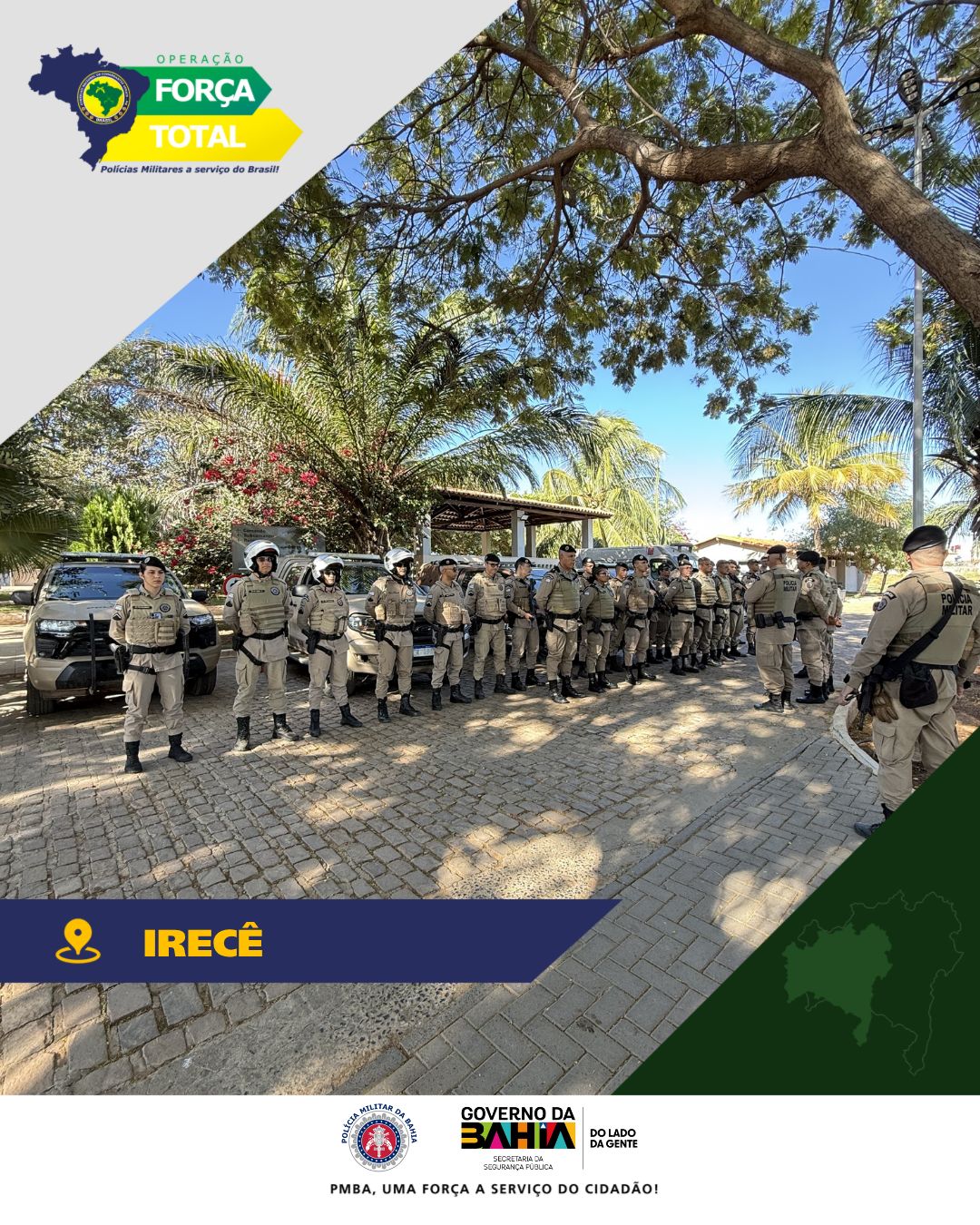 PMBA INTENSIFICA AÇÕES NO CPR-CENTRO NORTE DURANTE A 4ª EDIÇÃO DA OPERAÇÃO FORÇA TOTAL