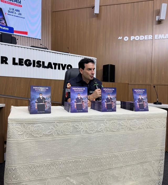 LÉO PRATES LANÇA LIVRO EM IRECÊ E RELEMBRA BASTIDORES DA PANDEMIA
