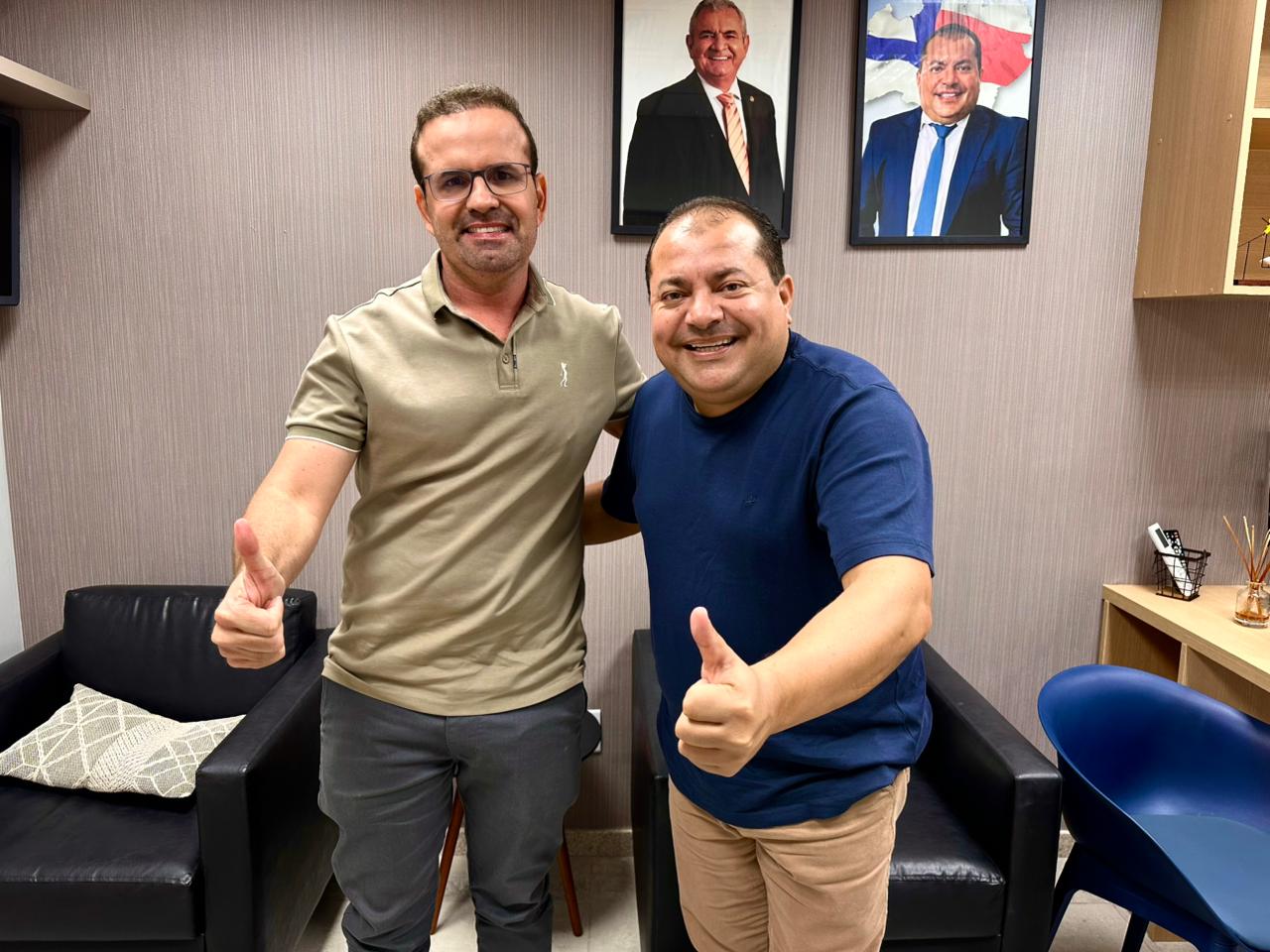 CAFU BARRETO RECEBE PREFEITO BABACO E REFORÇA COMPROMISSO COM DEMANDAS DE IPUPIARA