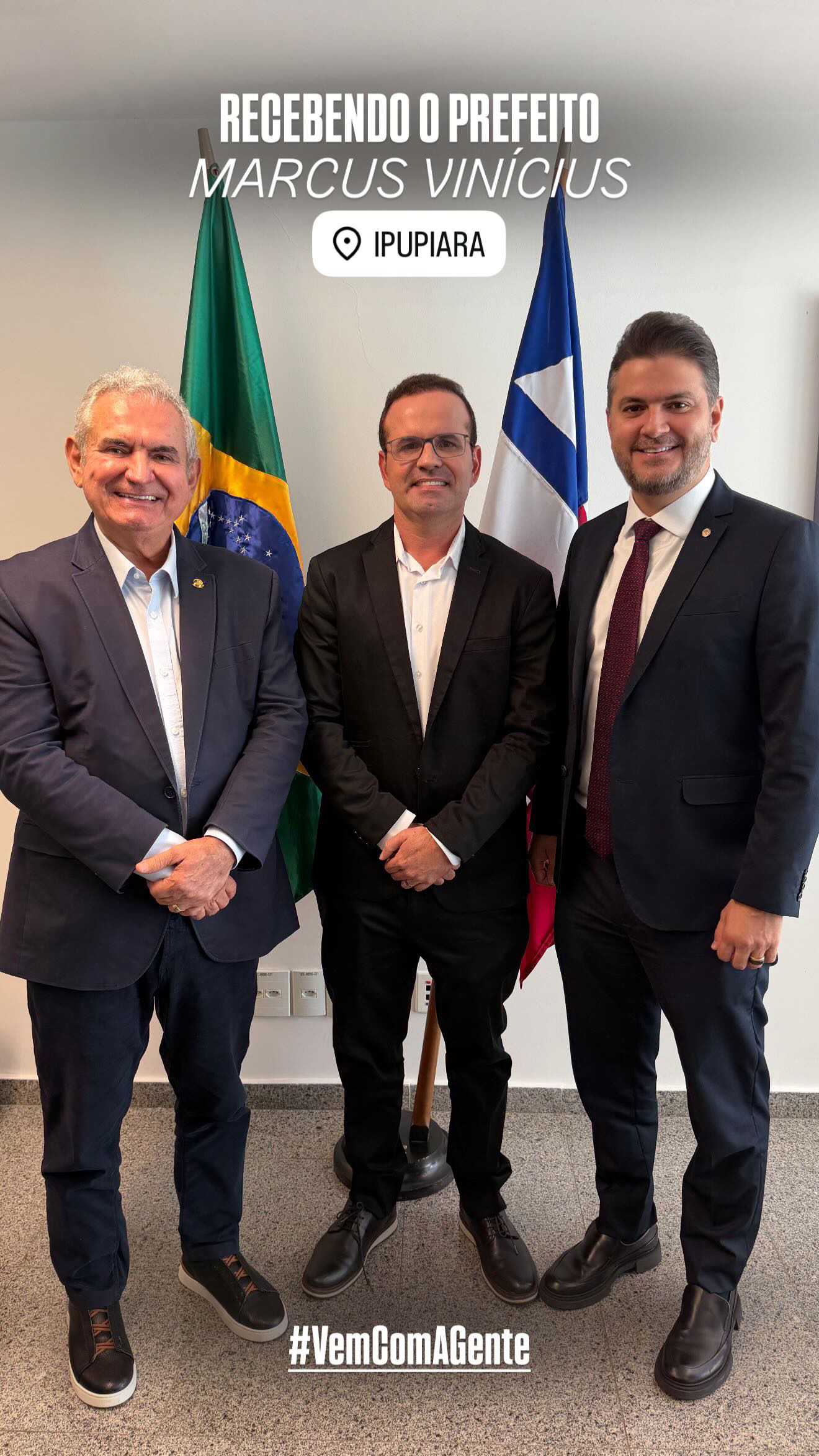 PREFEITO BABACO CUMPRE AGENDA EM BRASÍLIA AO LADO DE DIEGO CORONEL E ÂNGELO CORONEL