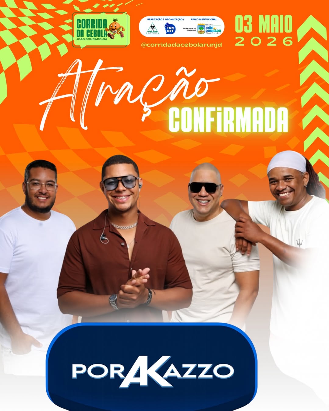 João Dourado abre programação da Festa da Cebola com corrida neste domingo
