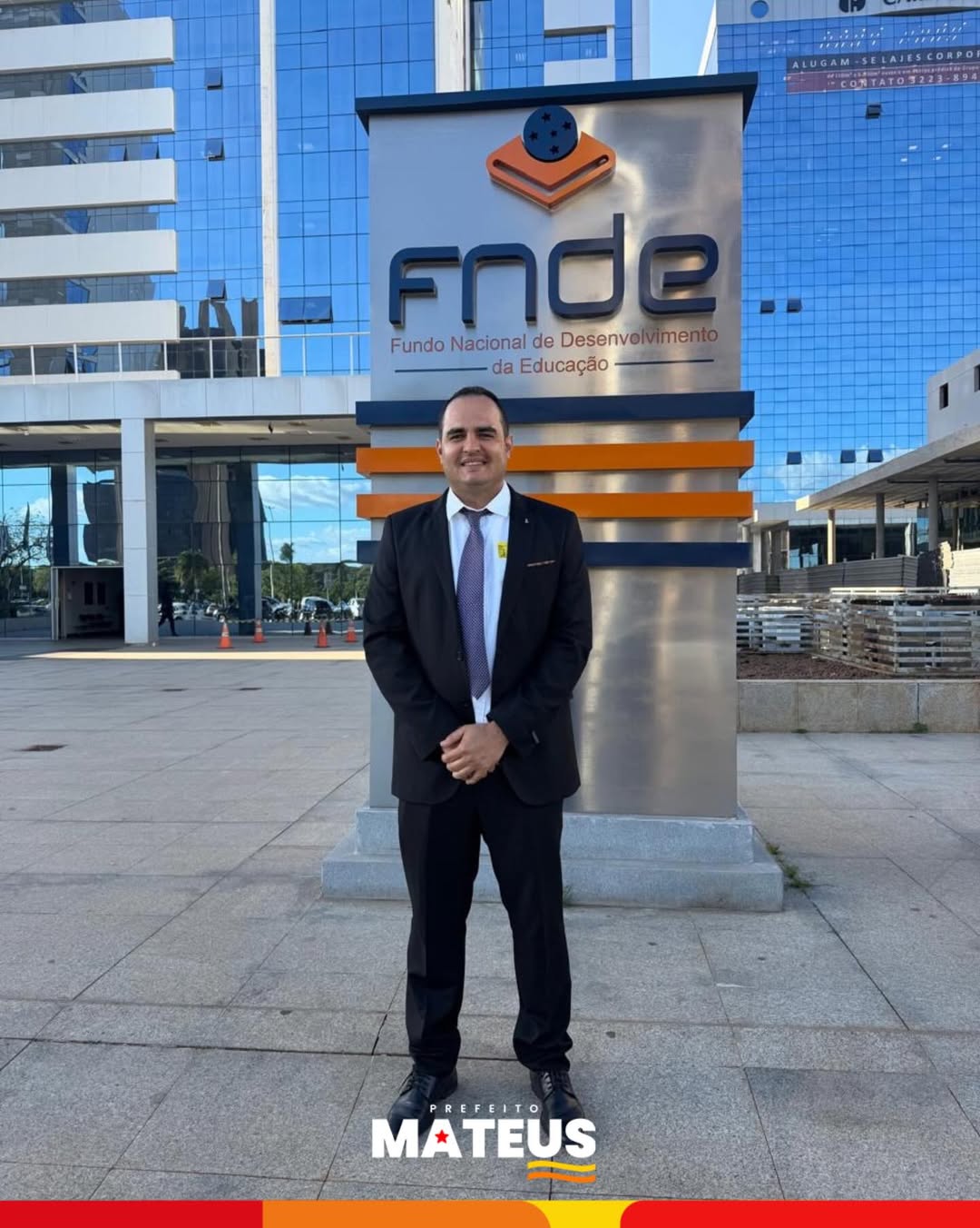 PREFEITO MATEUS MACHADO ANUNCIA RETOMADA DE OBRA DE ESCOLA COM 12 SALAS EM SÃO GABRIEL