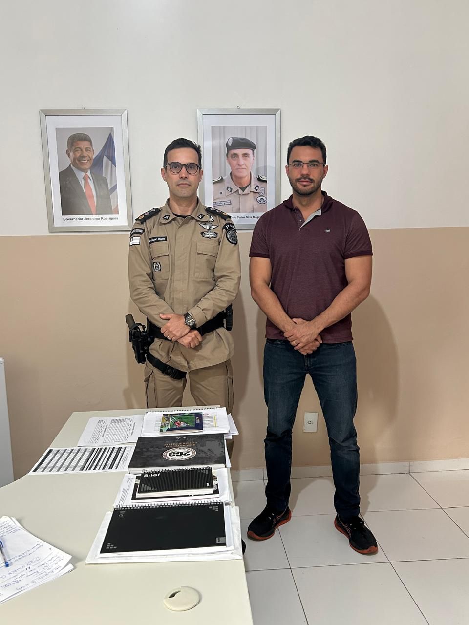 POLÍCIA MILITAR DA BAHIA PARTICIPA DE PLANEJAMENTO PARA A FEIRA AGROPECUÁRIA EM MORRO DO CHAPÉU