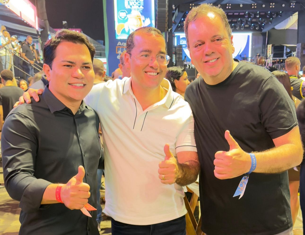PREFEITO TACINHO MENDES PRESTIGIA A FESTA DA CEBOLA E CONVIDA DI CARDOSO PARA FESTEJOS EM JUSSARA