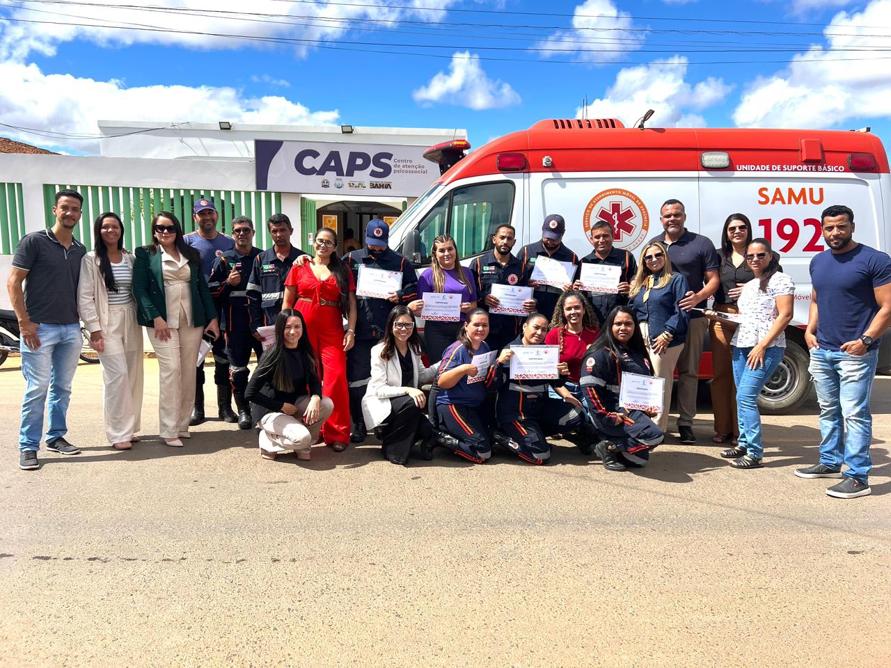 Mulungu do Morro avança na Saúde Mental com treinamento especializado para equipes do SAMU