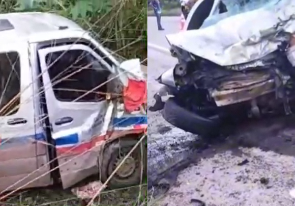 Vítima de acidente entre van e caminhonete morre após três dias internada