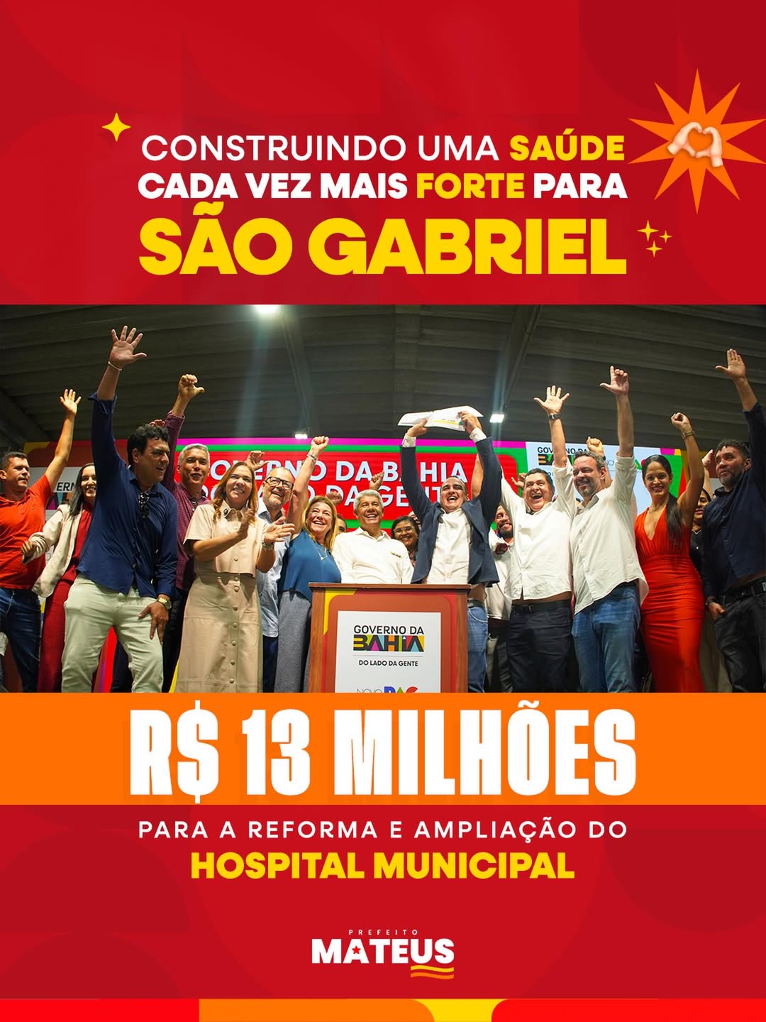 São Gabriel conquista R$ 13 milhões para a saúde e celebra reforma do Hospital Municipal
