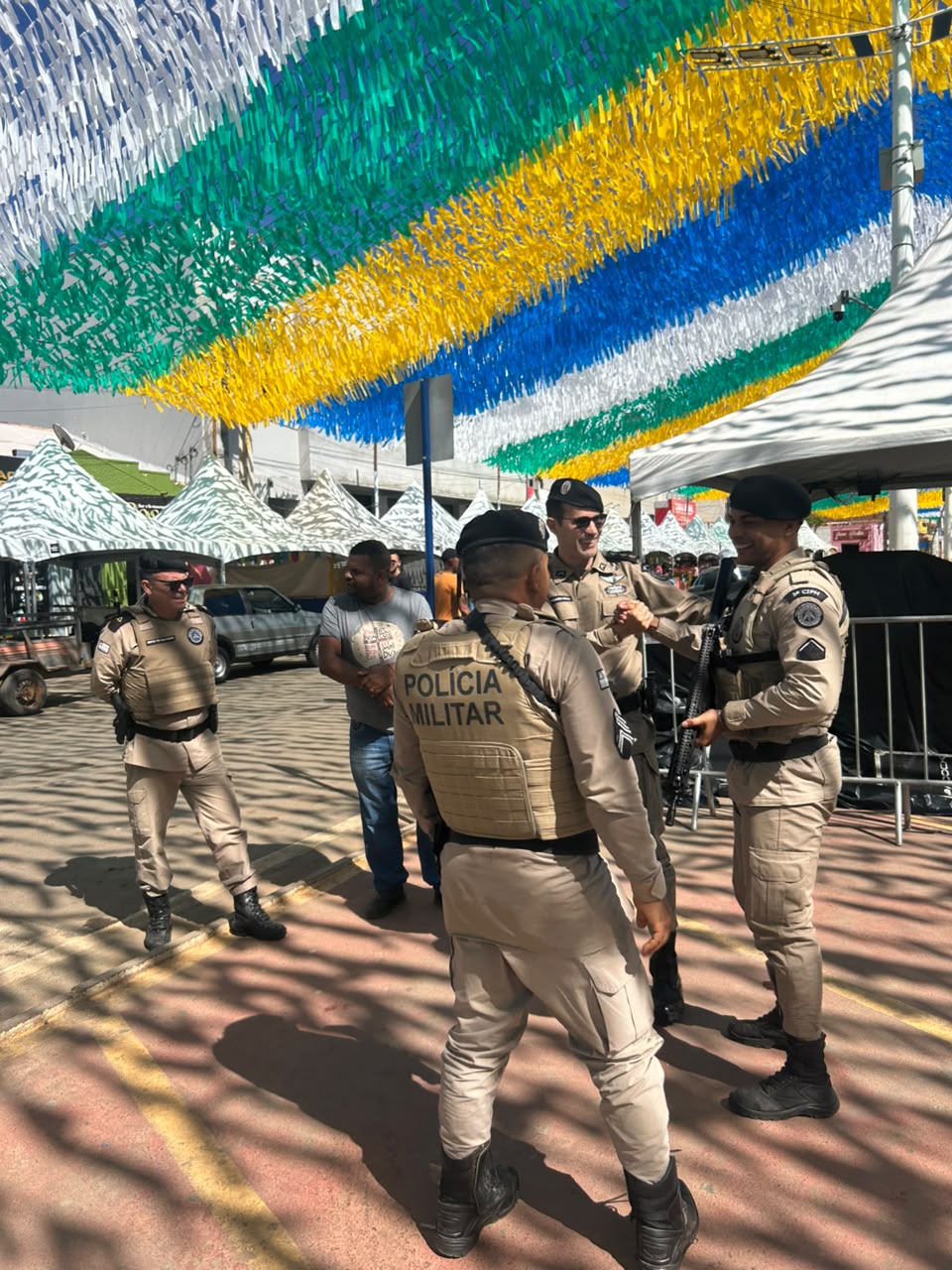 PMBA ACOMPANHA PREPARATIVOS FINAIS PARA O ARRAIÁ DO SERTÃO EM CAFARNAUM