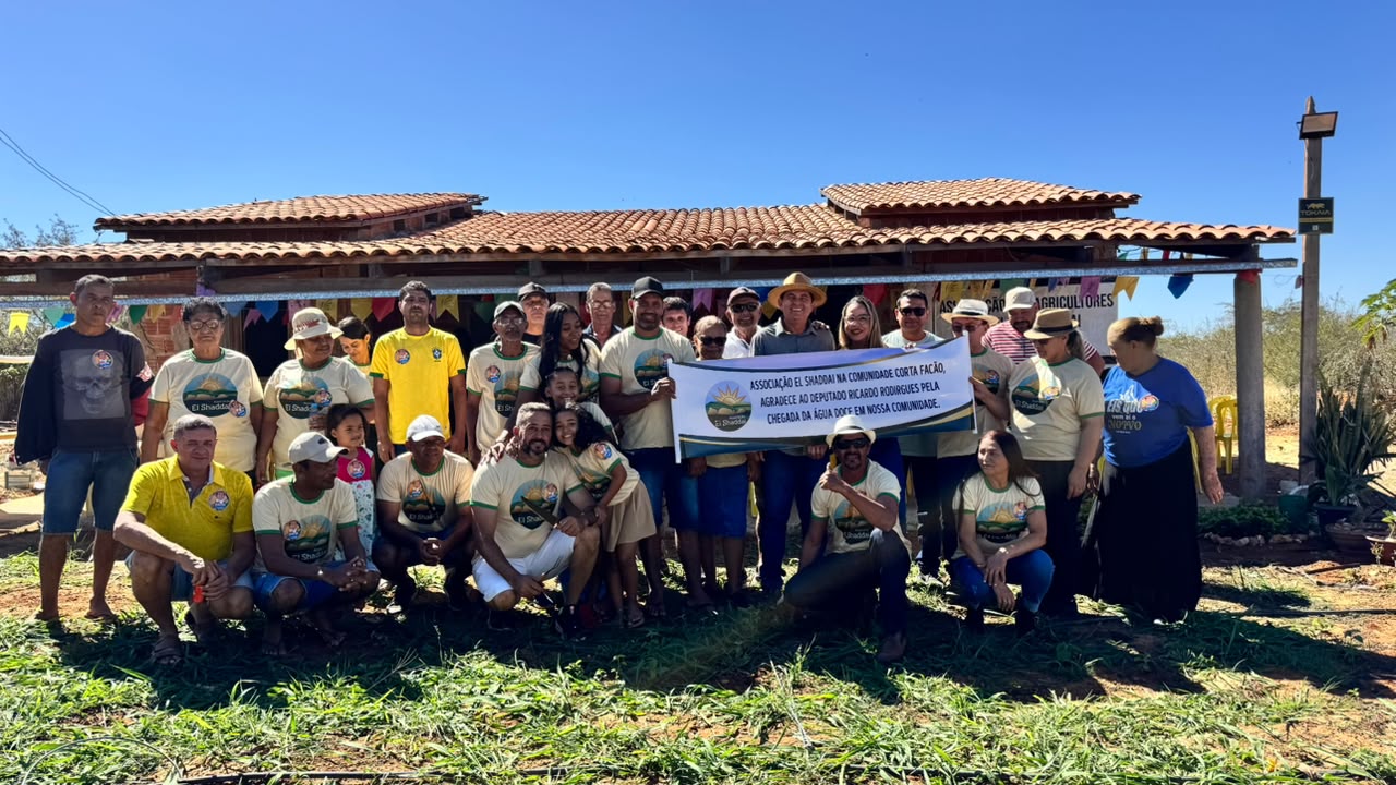 DEPUTADO RICARDO RODRIGUES VIABILIZA ABASTECIMENTO DE ÁGUA DOCE PARA COMUNIDADE RURAL DE LAPÃO.