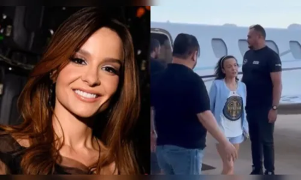 IRRECONHECÍVEL? VÍDEO DE MAIARA SAINDO DE JATINHO GERA POLÊMICA E ENXURRADA DE ATAQUES; CONFIRA
