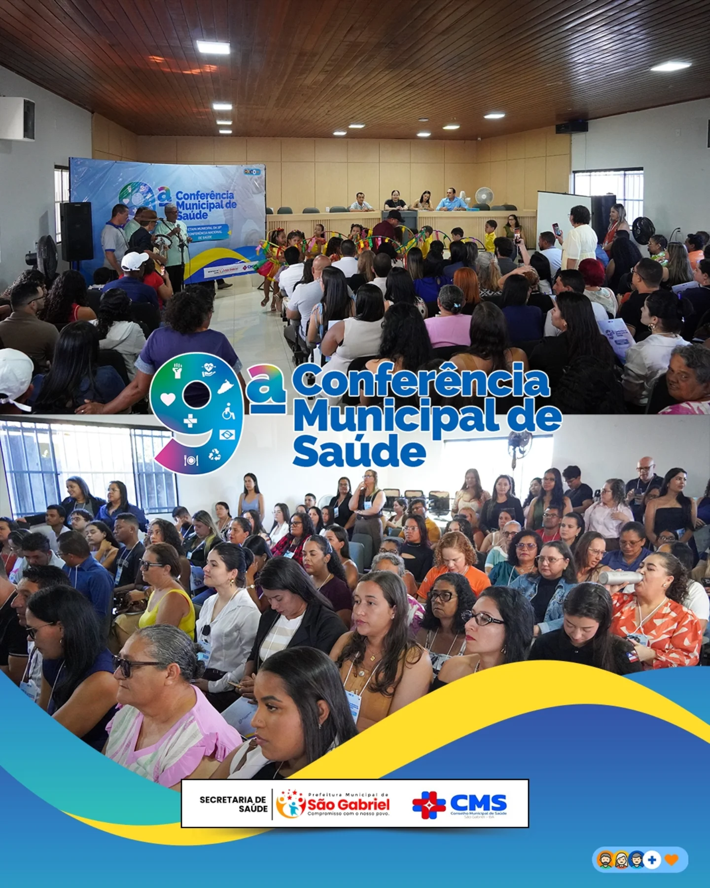 São Gabriel: Ontem foi um dia de diálogo, participação e construção coletiva para o fortalecimento da saúde pública em nosso município.