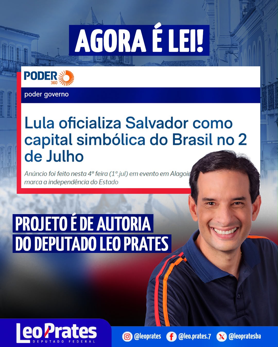 Salvador é oficializada como capital simbólica do Brasil no 2 de julho