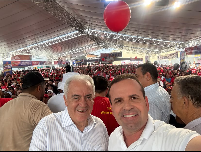 PREFEITO MARCUS VINÍCIUS BABACO PARTICIPA DO PROGRAMA DE GOVERNO PARTICIPATIVO EM BOM JESUS DA LAPA AO LADO DE JERÔNIMO RODRIGUES E OTTO ALENCAR.