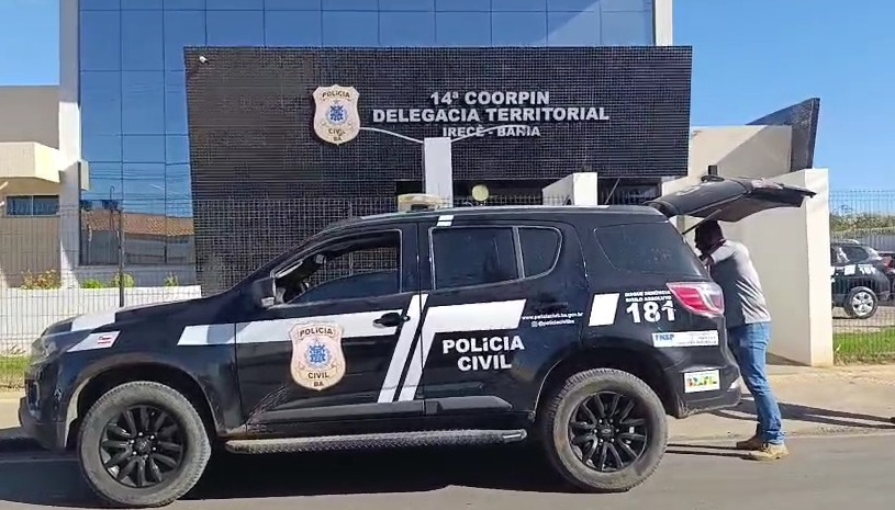 HOMEM INVESTIGADO POR HOMICÍDIO EM IRECÊ É PRESO PELA POLÍCIA CIVIL.