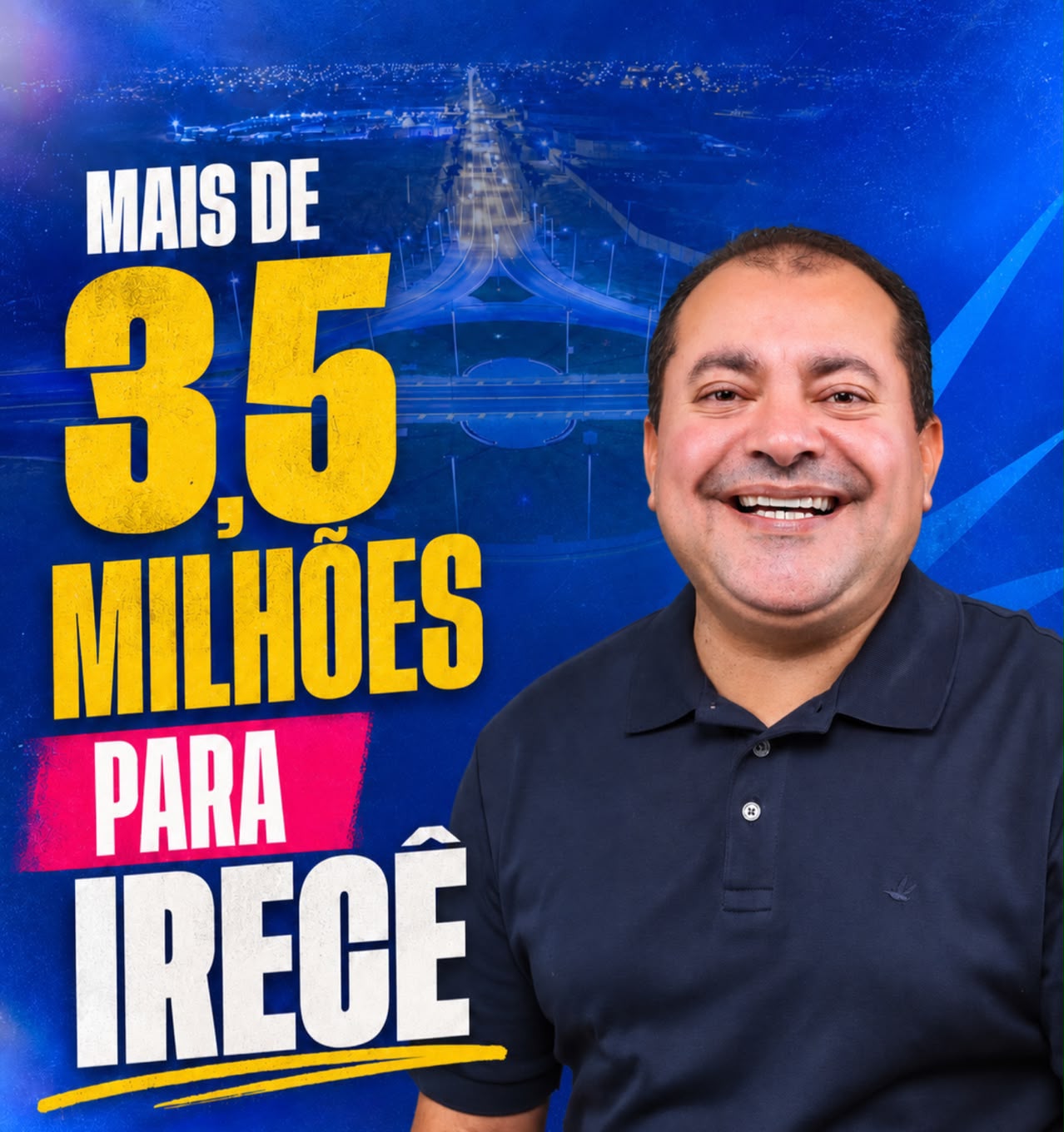 Irecê celebra centenário com destaque para investimentos de mais de R$ 3,5 milhões destinados pelo deputado Cafu Barreto