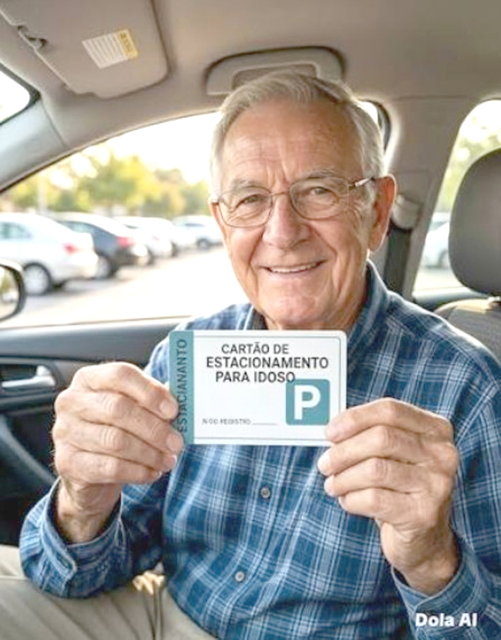 IDOSOS A PARTIR DE 60 ANOS PODEM EMITIR CREDENCIAL DE ESTACIONAMENTO DIGITAL GRATUITAMENTE EM TODO O PAÍS