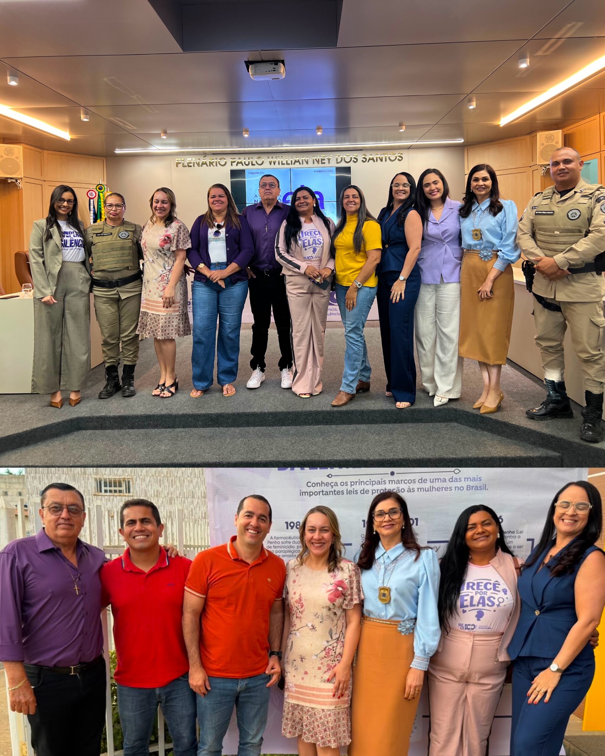 CÂMARA DE JOÃO DOURADO PARTICIPA DO LANÇAMENTO DA CAMPANHA DE ENFRENTAMENTO À VIOLÊNCIA CONTRA A MULHER.