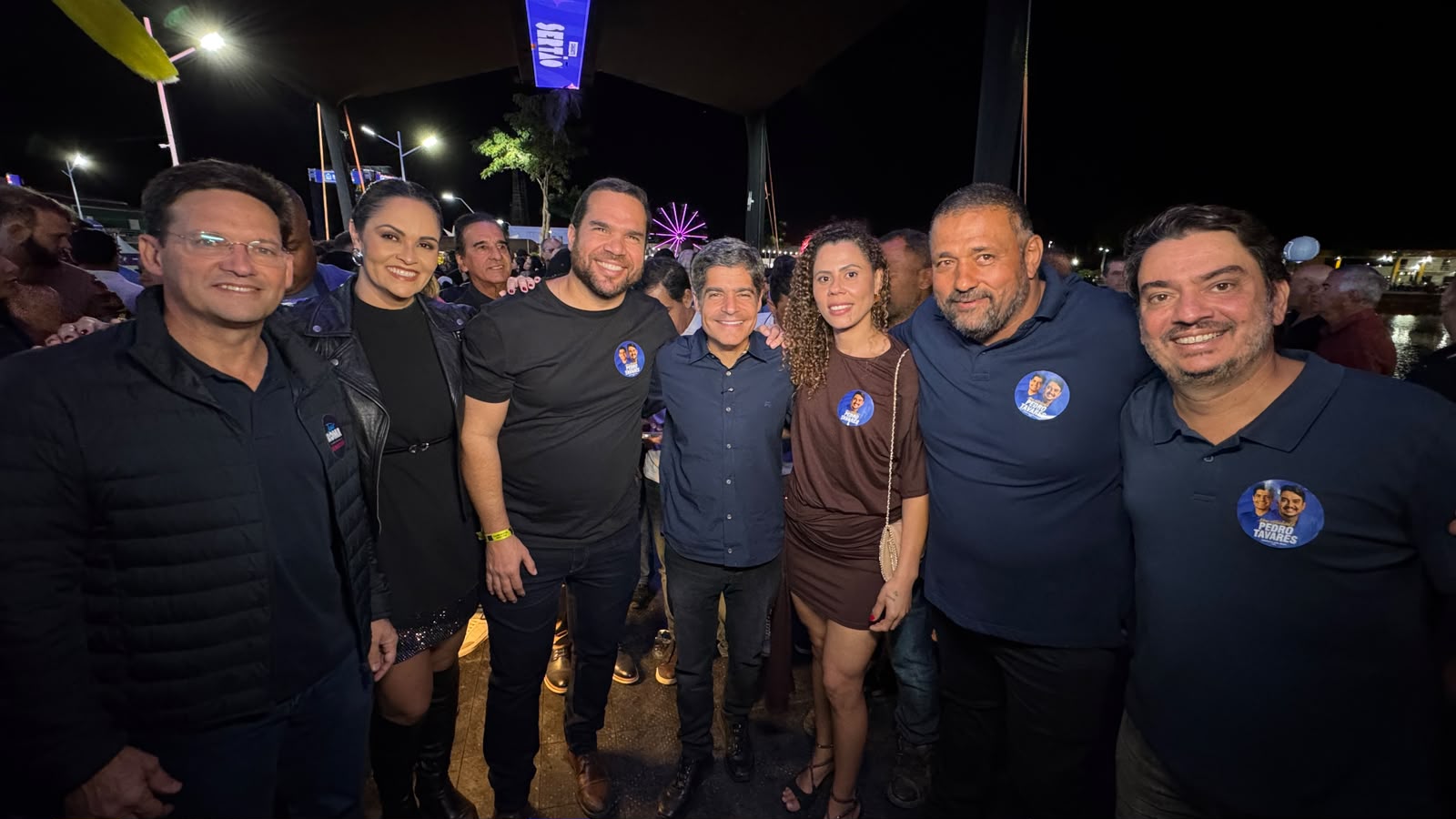 AFONSO MENDONÇA PRESTIGIA ANIVERSÁRIO DE JUSSARA AO LADO DE ULISSES BARBOSA, PEDRO TAVARES E ACM NETO.