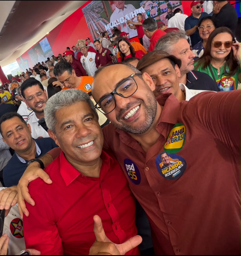CAFARNAUM: PREFEITO CARLAN NOVAIS PARTICIPA DE CONVENÇÃO QUE OFICIALIZOU JERÔNIMO RODRIGUES COMO CANDIDATO À REELEIÇÃO