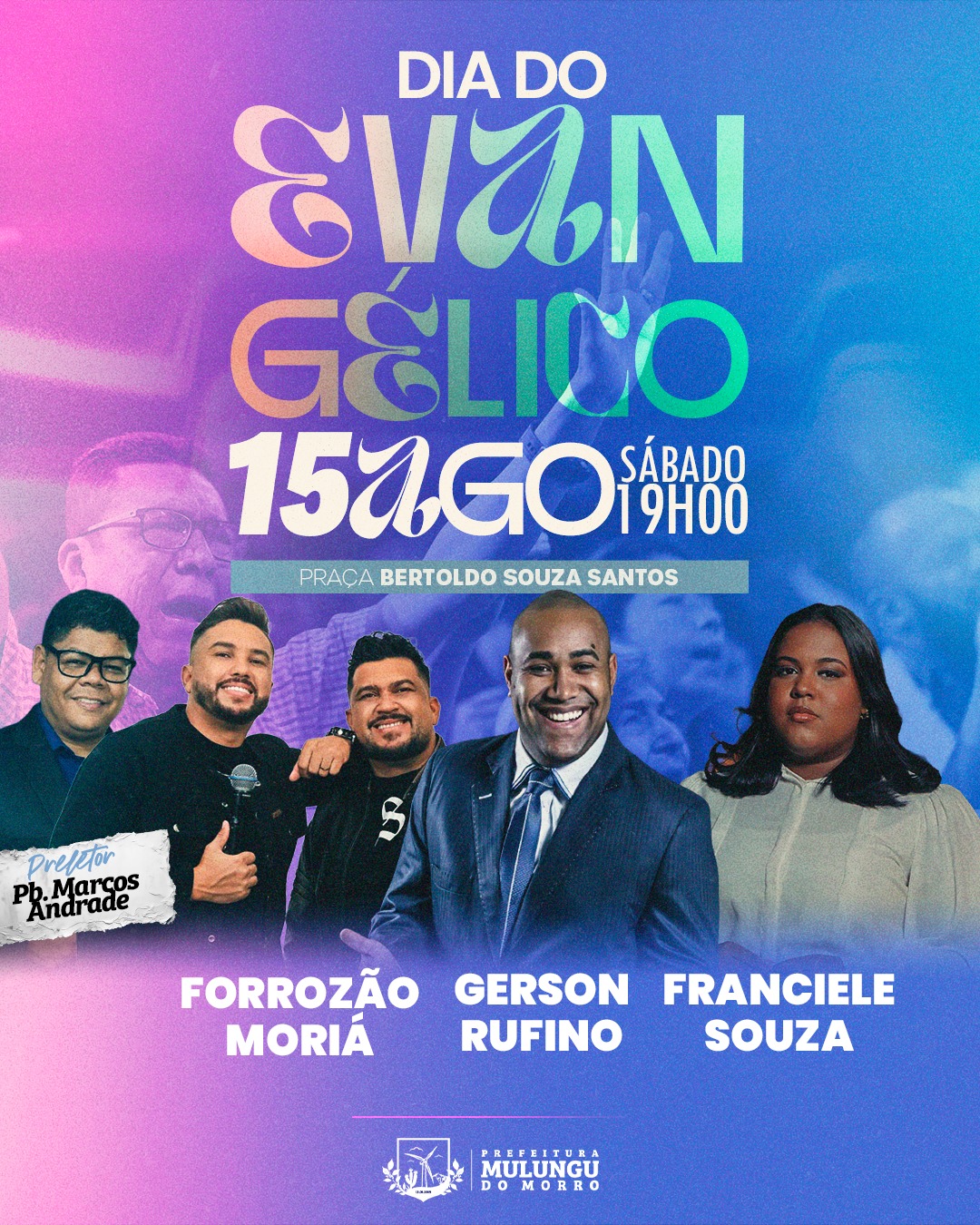 Mulungu do Morro viverá uma grande celebração de fé no Dia do Evangelho, em 15 de agosto