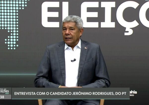 TVE BAHIA CANCELA DEBATE PARA GOVERNADOR APÓS AUSÊNCIA DE JERÔNIMO RODRIGUES.