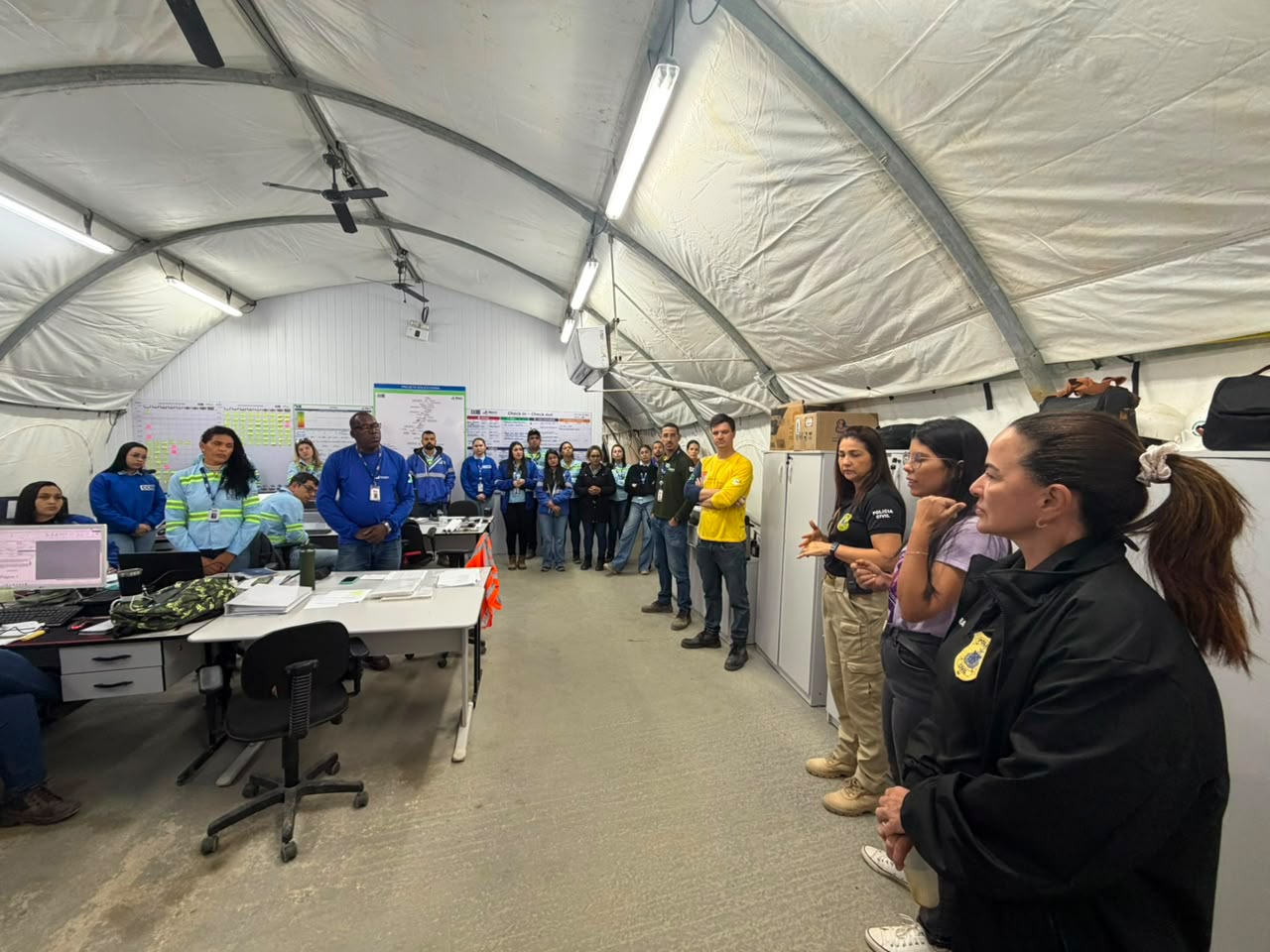 NEAM DE JACOBINA PARTICIPA DE DIÁLOGO DIÁRIO DE SEGURANÇA DURANTE AS AÇÕES DO AGOSTO LILÁS