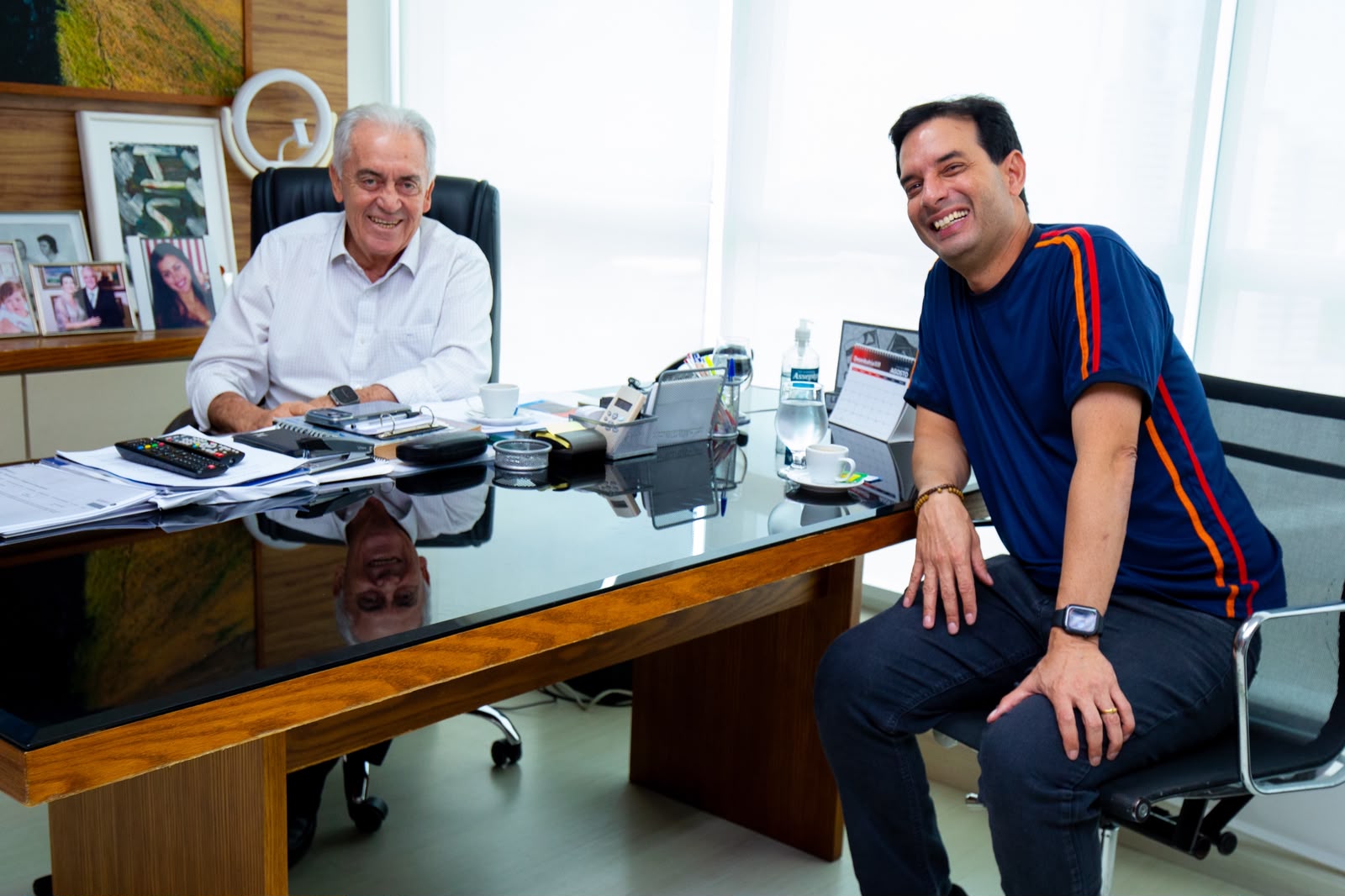 A CONVITE DE OTTO ALENCAR, LEO PRATES SE REÚNE COM SENADOR PARA DEBATER PEC DA ESCALA 6X1 NO SENADO