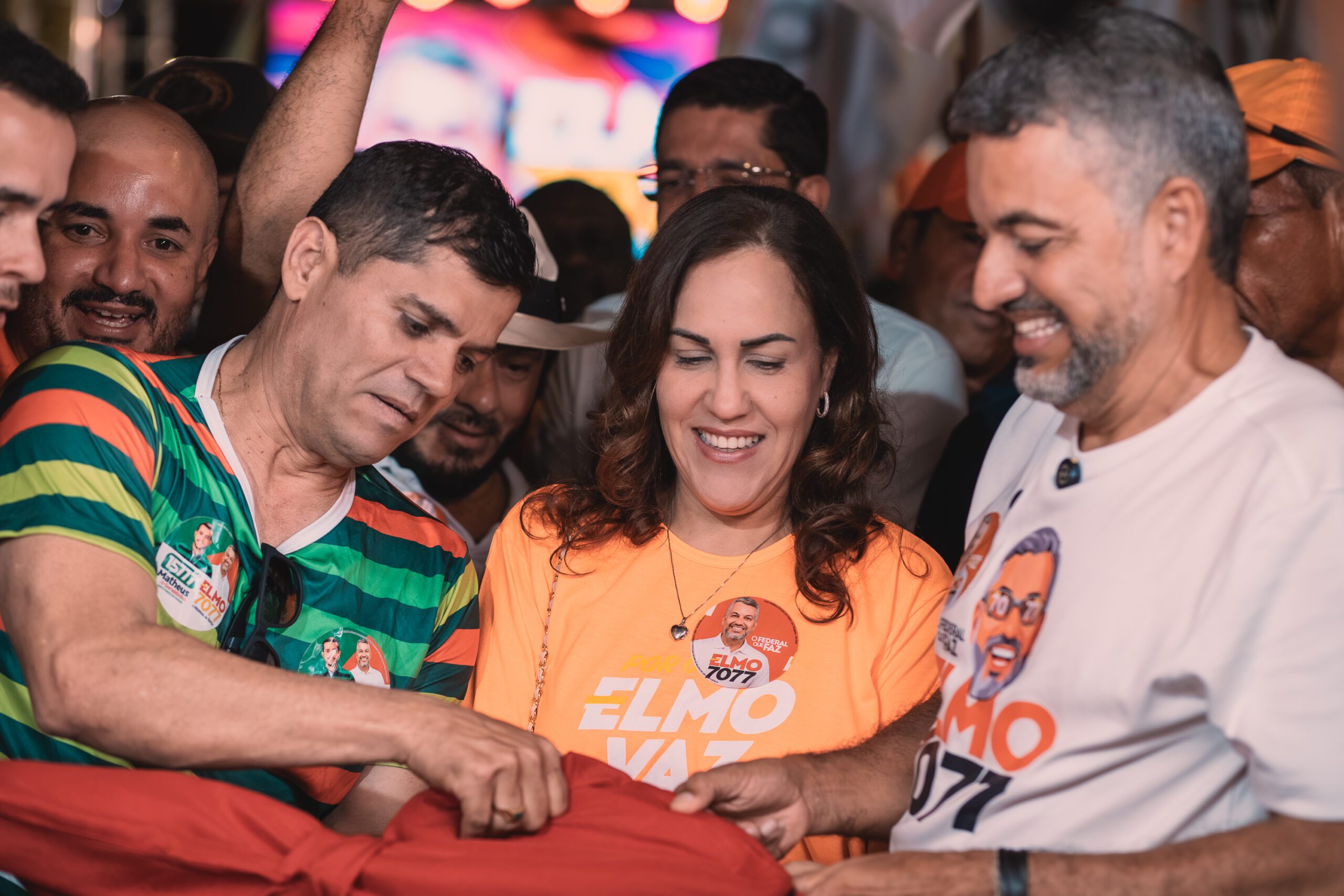ELMO VAZ INAUGURA COMITÊ ELEITORAL EM JACOBINA E MULTIDÃO PRESTIGIA O EVENTO POLÍTICO
