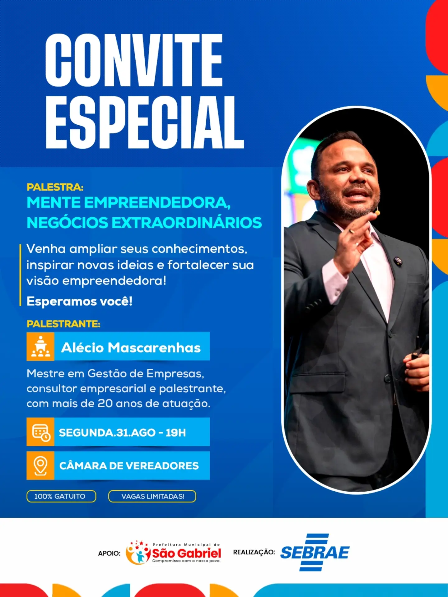 Mente Empreendedora: palestra gratuita vai incentivar novos negócios em São Gabriel