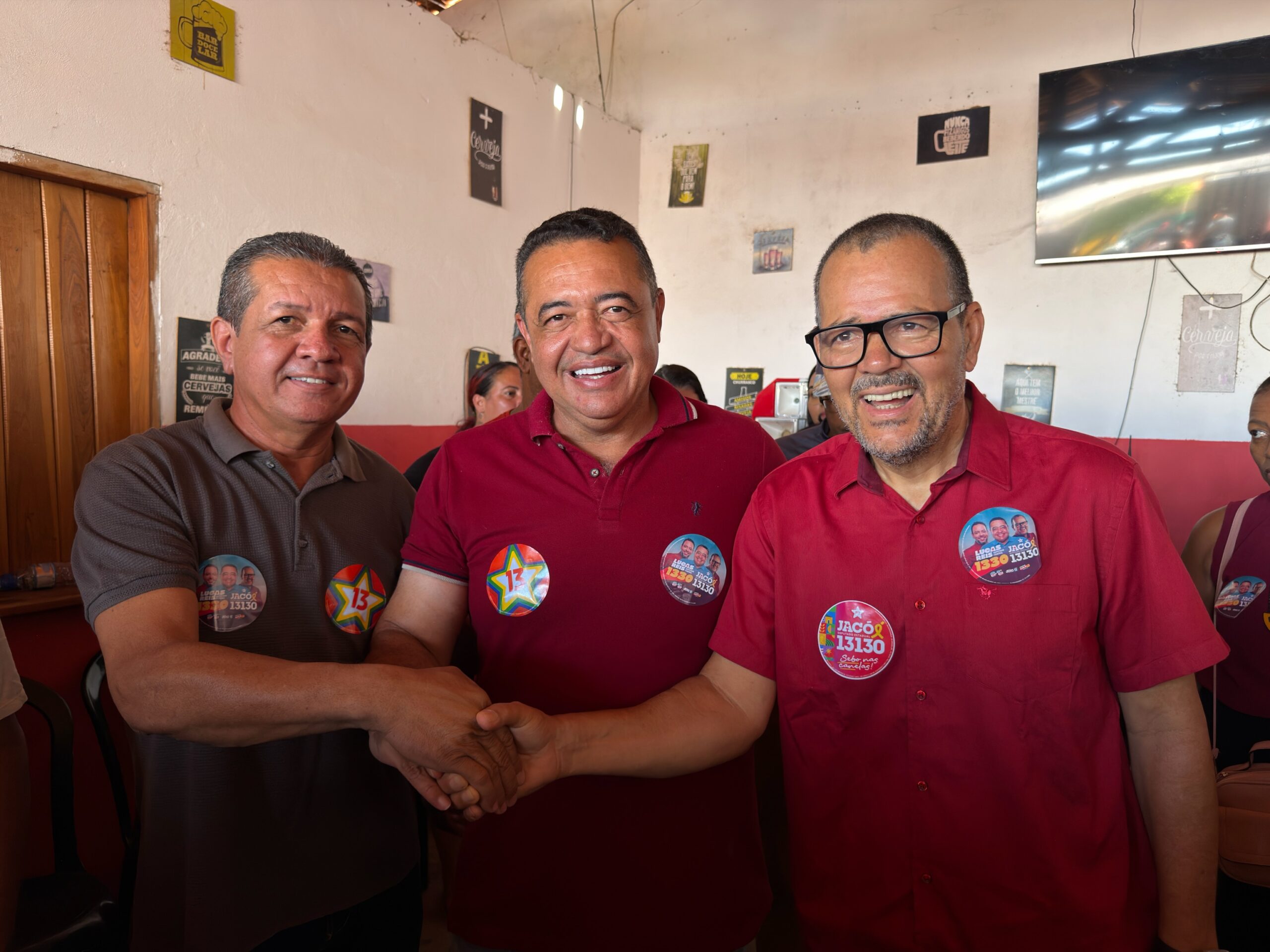 Prefeito Adaozinho reforça apoio à candidatura de Jacó Lula da Silva em Itaguaçu da Bahia