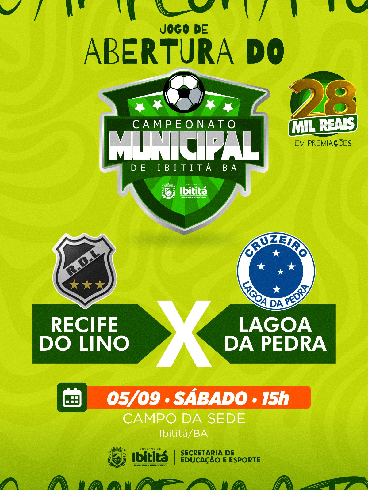 Depois de 11 anos, bola volta a rolar pelo Campeonato Municipal de Ibititá