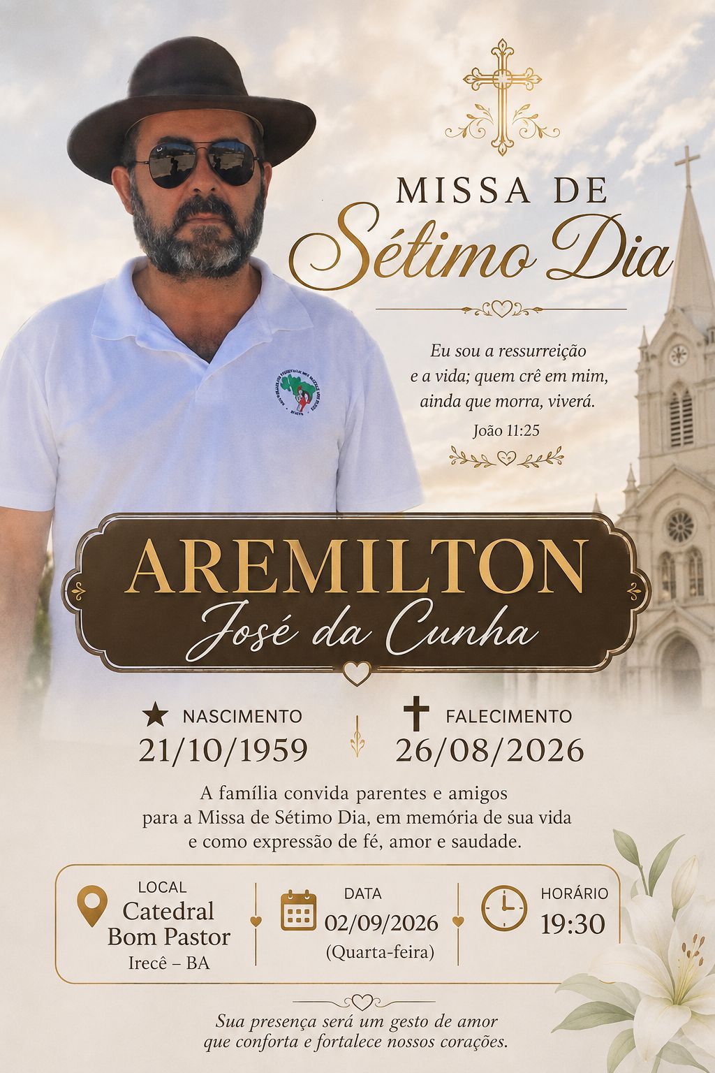 MISSA DE SÉTIMO DIA