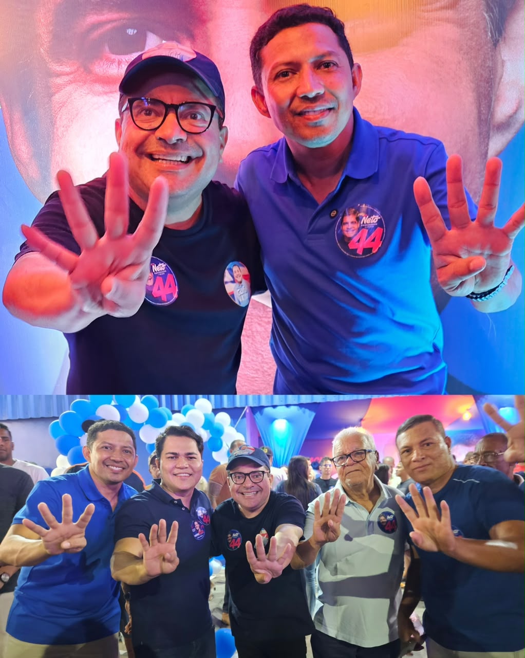 CAFU E FIGUEIREDO COMANDAM ADESIVAÇO DE ACM NETO EM IRECÊ