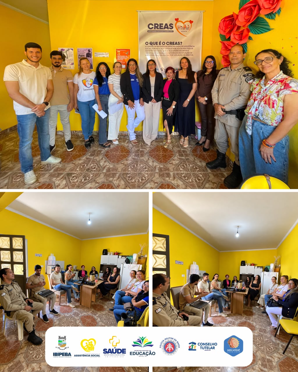 COMITÊ GESTOR DA ESCUTA PROTEGIDA REALIZA CAPACITAÇÃO COM EQUIPE DO CREAS DE IBIPEBA