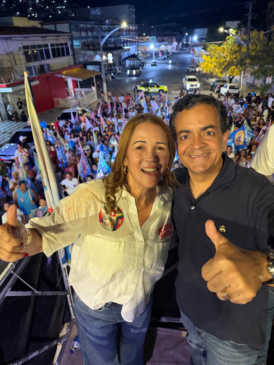 Em Jacobina, Luizinho Sobral recebe apoio de Kátia da Saúde e amplia articulação política