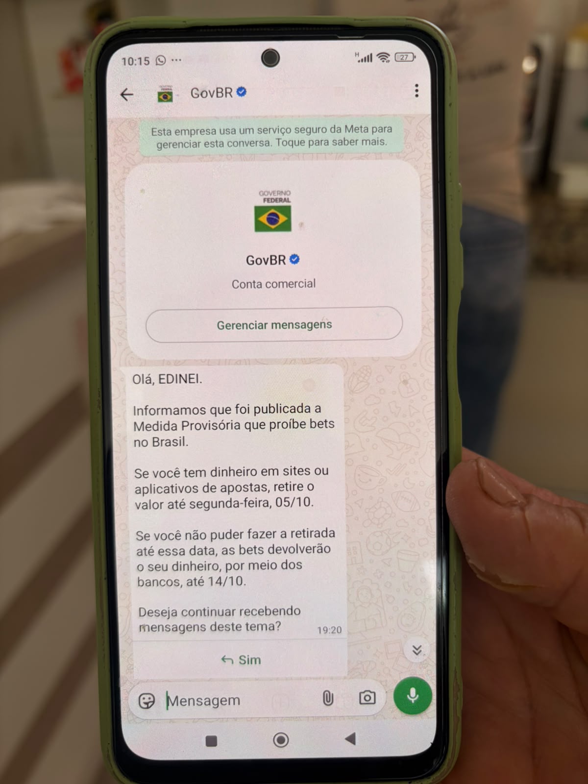 Após proibição das bets, população deve ficar atenta a golpes com falsas plataformas de apostas