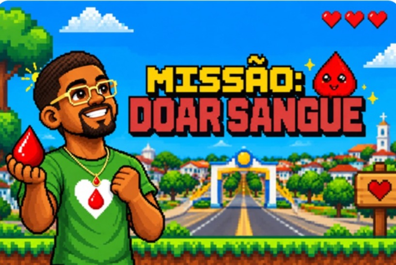 “MISSÃO: DOAR SANGUE”, CAMPANHA MOBILIZA NOVOS DOADORES EM JOÃO DOURADO