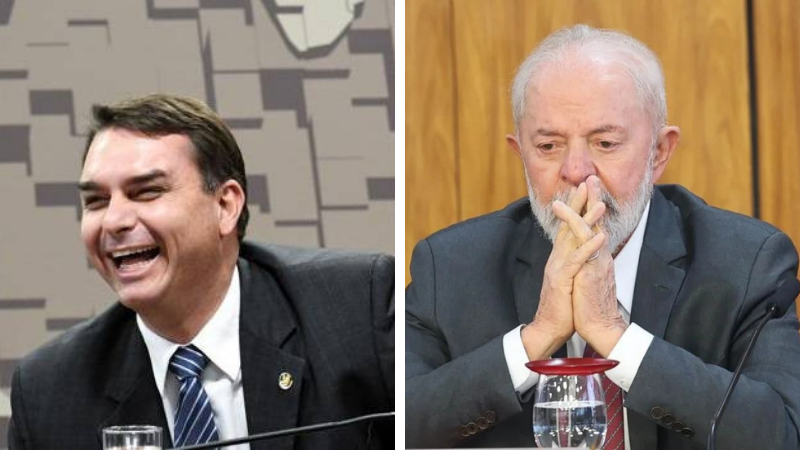 REAL TIME/BIG DATA: FLÁVIO BOLSONARO E LULA APARECEM EMPATADOS NUMERICAMENTE NO 2º TURNO