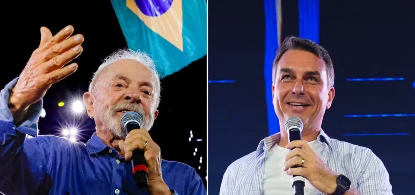 Flávio Bolsonaro vence em 15 estados, e Lula ganha em 12 no primeiro turno